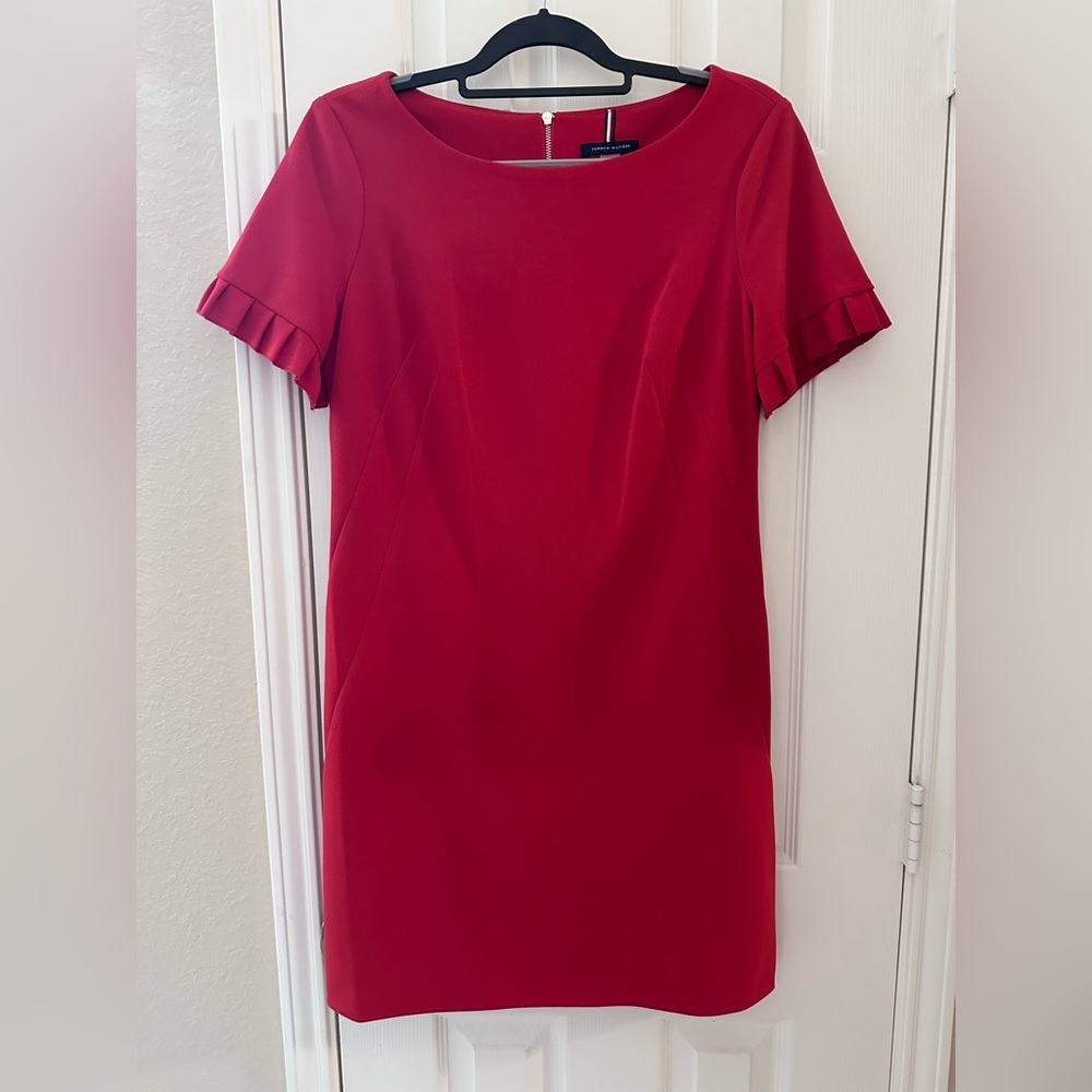 Tommy Hilfiger Red Sheath Dress